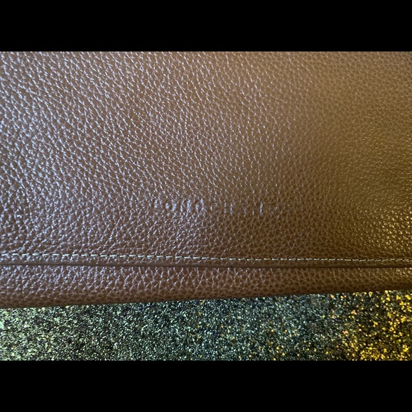 LONGCHAMP LEATHER FOULONNE BI-FOLD CAMEL BROWN Wallet EUC LUX COVETED - Picture 13 of 13